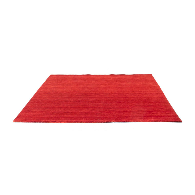 Alfombra Gabbeh - Loribaft Indus cuadrado  - 200 x 200 cm - rojo