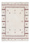 Alfombra Gabbeh - Loribaft Softy - 90 x 60 cm - gris claro