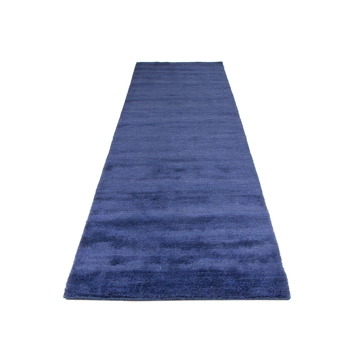 Alfombra de pasillo Alfombra Gabbeh - Indus - 300 x 80 cm - azul