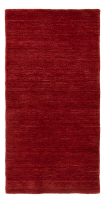 Alfombra Gabbeh - Indus - 140 x 70 cm - rojo oscuro