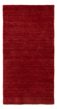 Alfombra Gabbeh - Indus - 140 x 70 cm - rojo oscuro