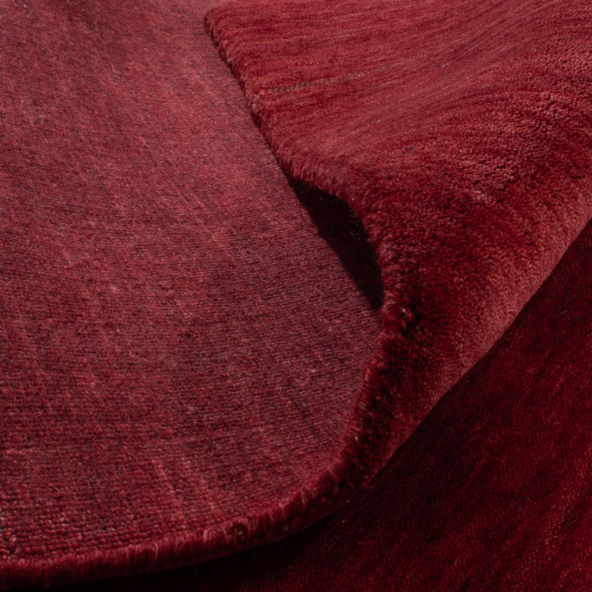 Alfombra Gabbeh - Indus - 140 x 70 cm - rojo oscuro