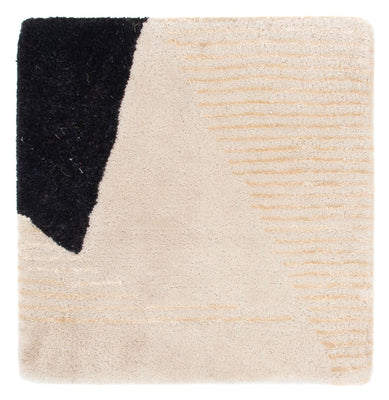 Alfombra de lana - 40 x 40 cm - multicolor