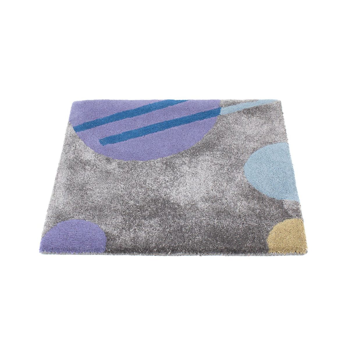 Alfombra de lana cuadrado  - 63 x 62 cm - multicolor