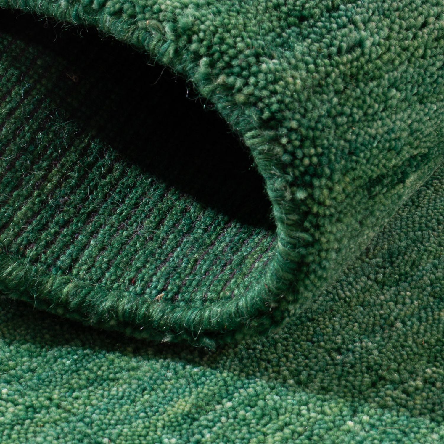 Alfombra Gabbeh - Softy - 90 x 60 cm - verde