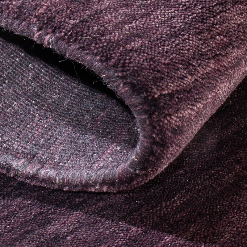 Alfombra Gabbeh - Loribaft Softy - 90 x 60 cm - púrpura