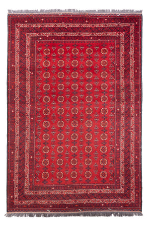 Alfombra afgana - Bukhara - 278 x 191 cm - rojo