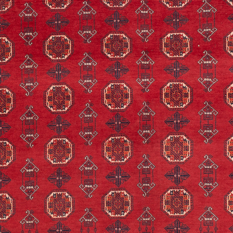 Alfombra afgana - Bukhara - 278 x 191 cm - rojo