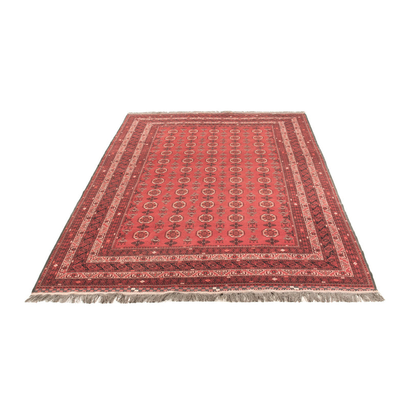 Alfombra afgana - Bukhara - 278 x 191 cm - rojo