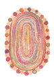 Alfombra de yute - 200 x 140 cm - natural