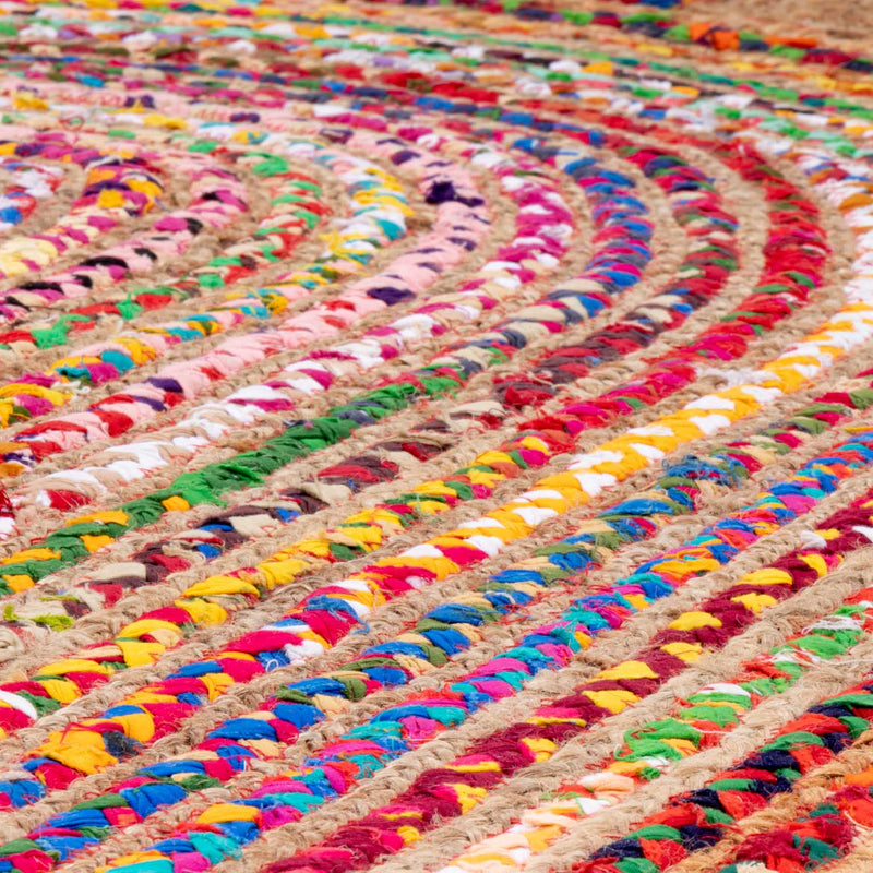 Alfombra de yute - 200 x 140 cm - natural