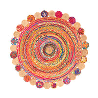 Alfombra de yute - 200 x 140 cm - natural