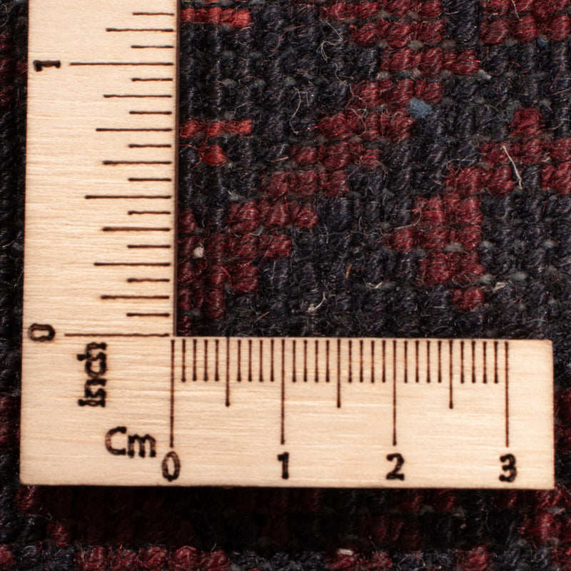 Alfombra de pasillo Alfombra afgana - 293 x 78 cm - rojo