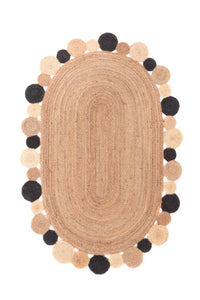 Alfombra de yute Alfombra Boldo - Alfombra de lana – product image