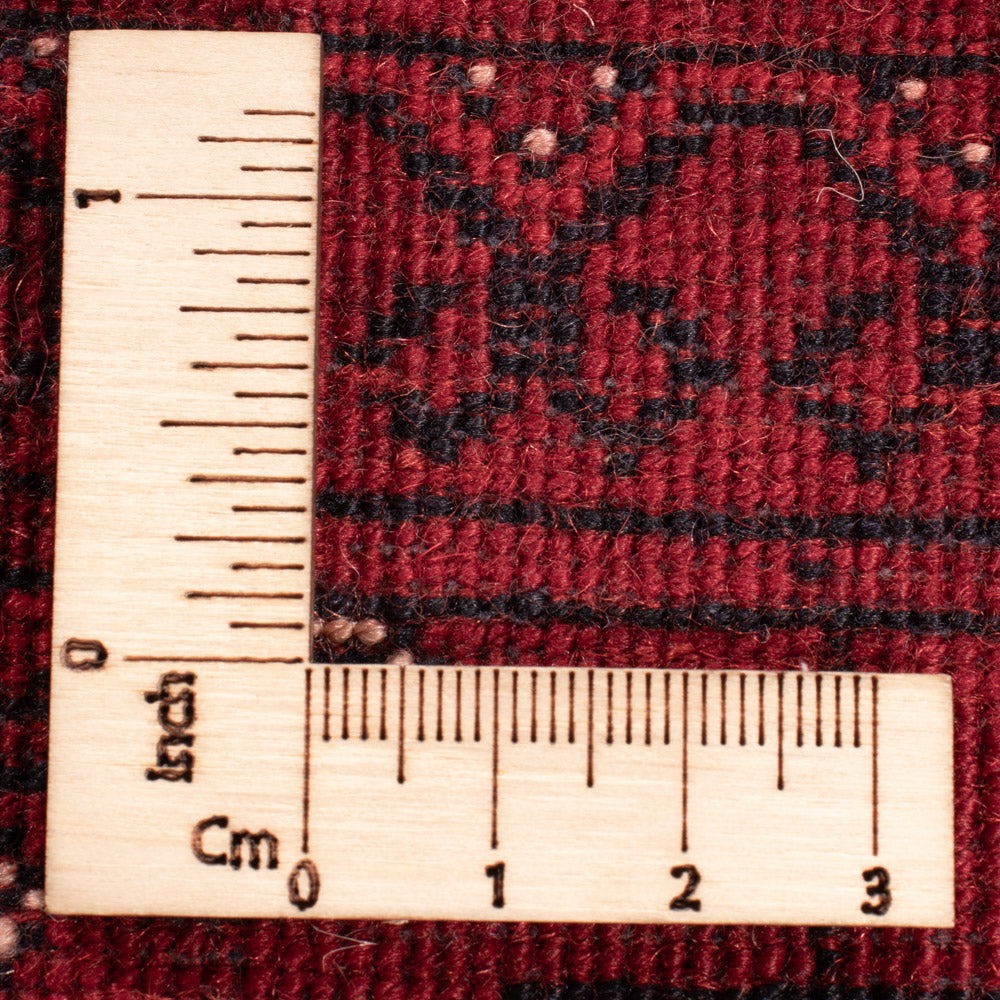 Alfombra de pasillo Alfombra afgana - Bukhara - 296 x 78 cm - rojo