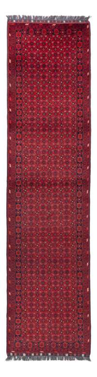 Alfombra de pasillo Alfombra afgana - Bukhara - 332 x 76 cm - rojo