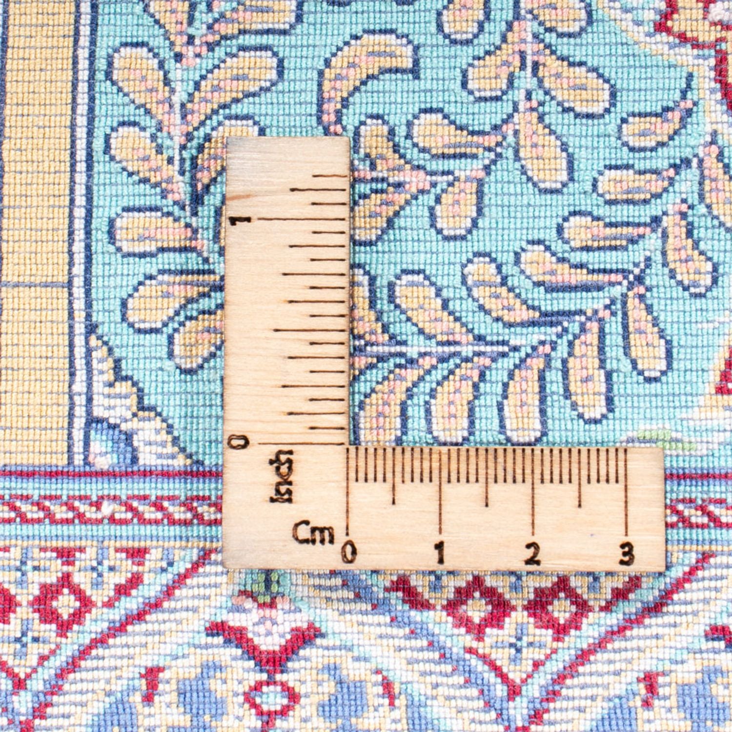 Alfombra persa - Ghom - 300 x 200 cm - azul oscuro