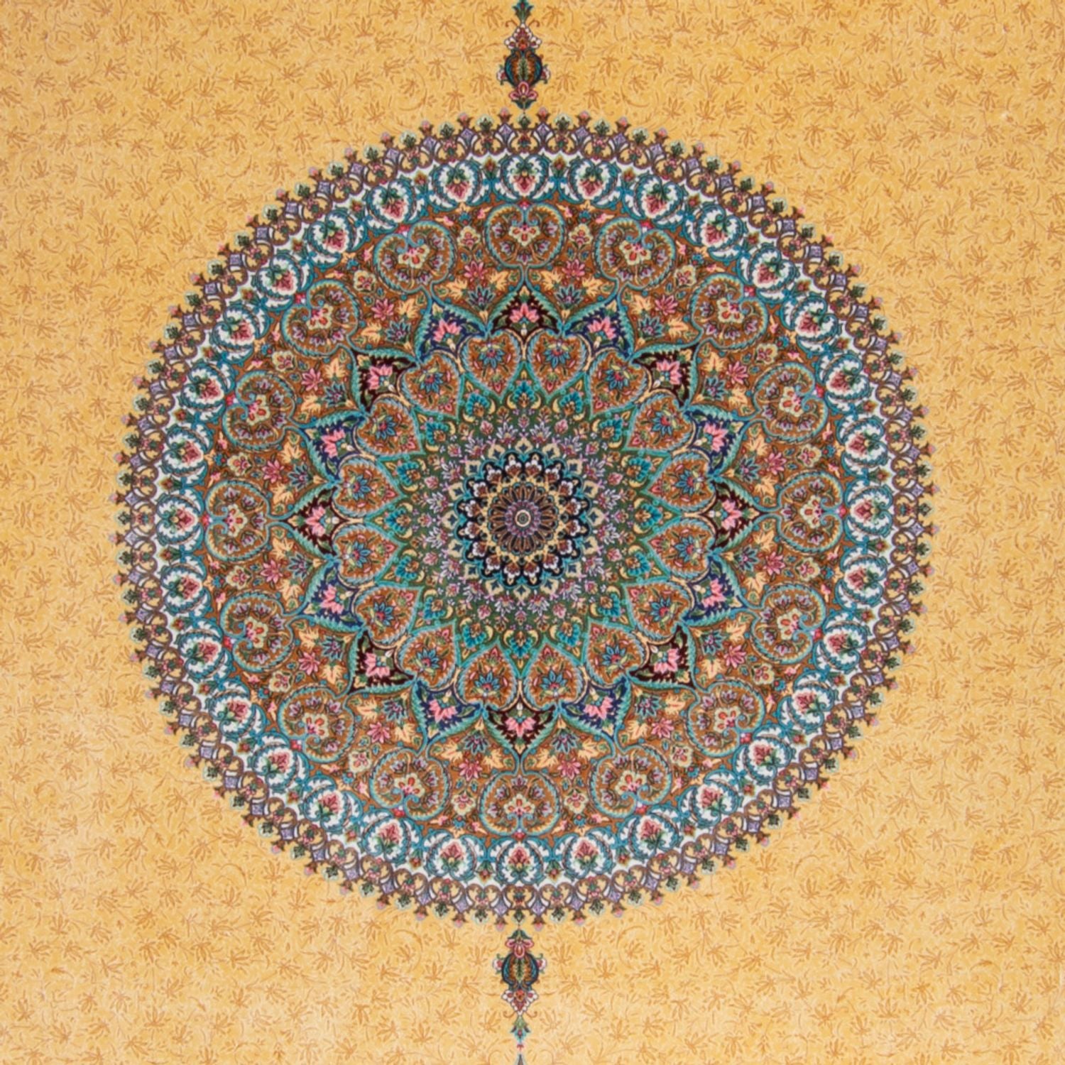 Alfombra persa - Ghom - 300 x 200 cm - oro