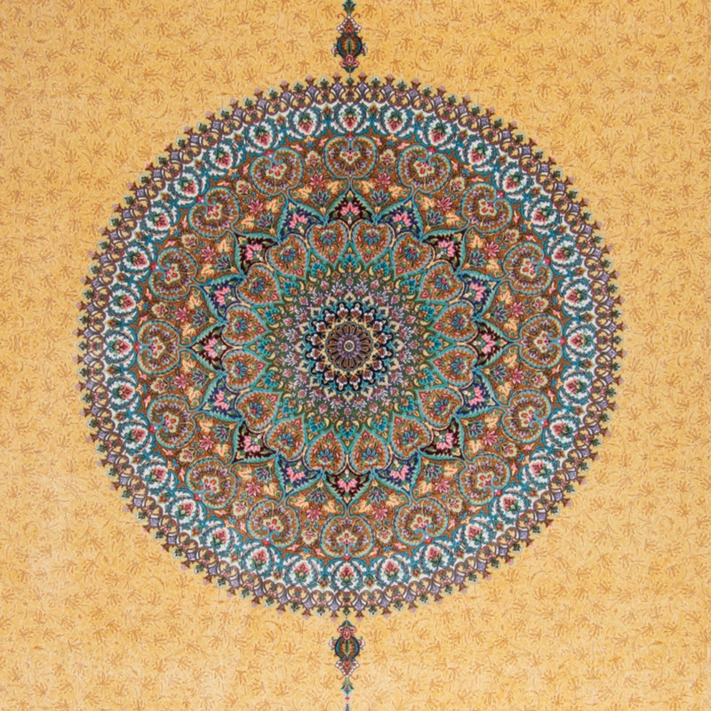 Alfombra persa - Ghom - 300 x 200 cm - oro