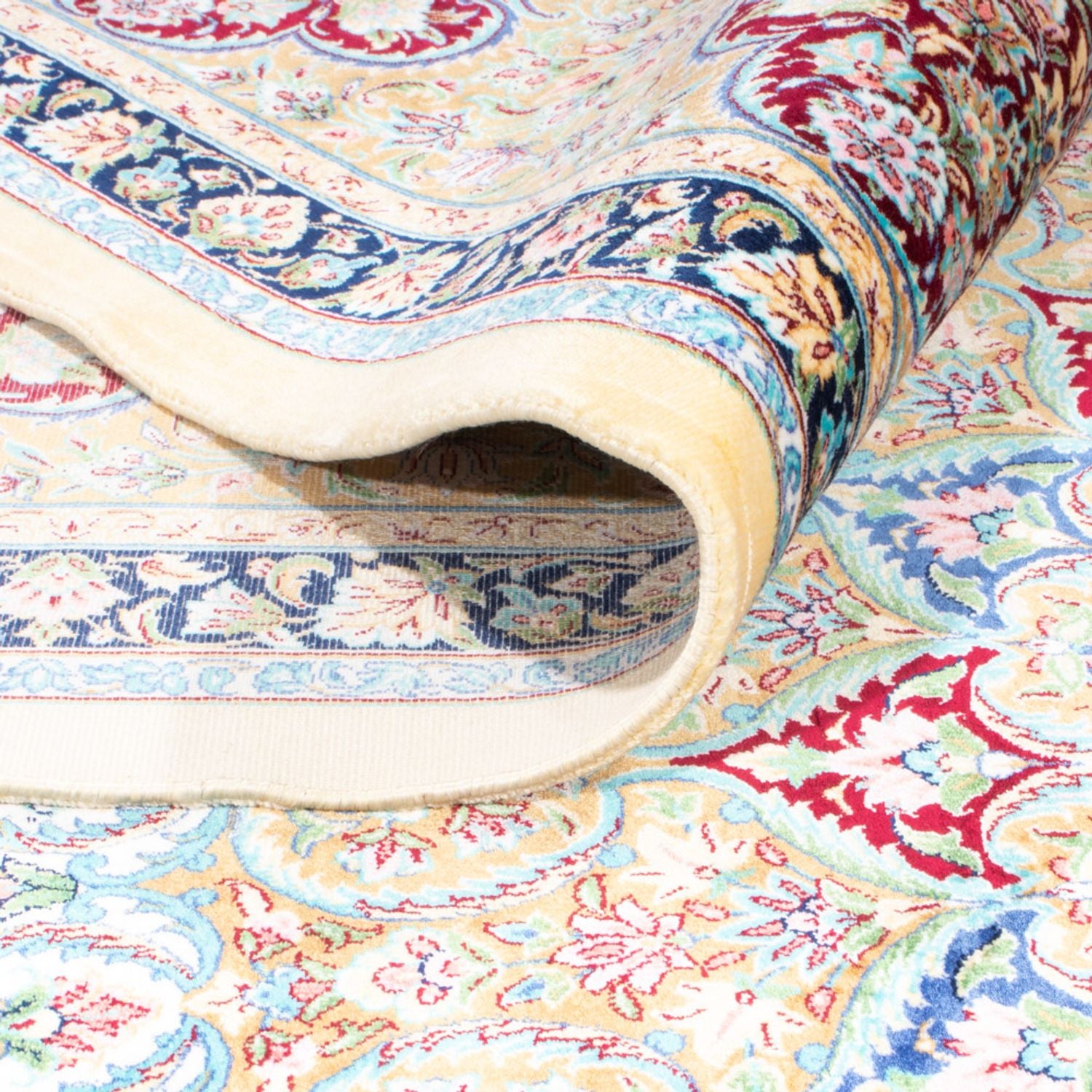 Alfombra persa - Ghom - 300 x 200 cm - oro