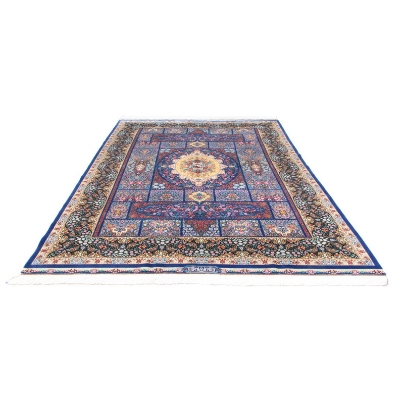 Alfombra persa - Ghom - 300 x 200 cm - azul