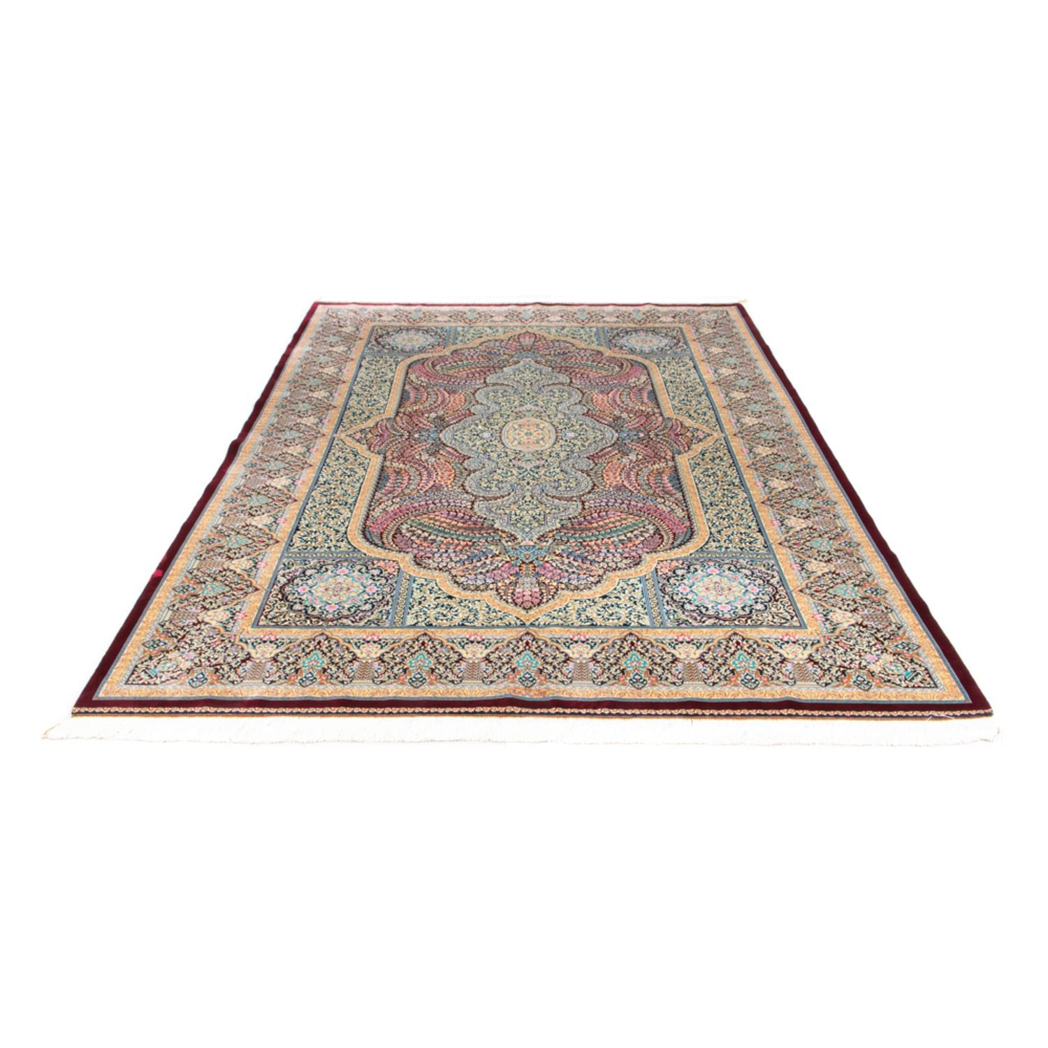 Alfombra persa - Ghom - 300 x 200 cm - multicolor