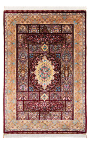 Alfombra persa - Ghom - 300 x 200 cm - rojo