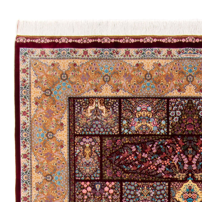 Alfombra persa - Ghom - 300 x 200 cm - rojo