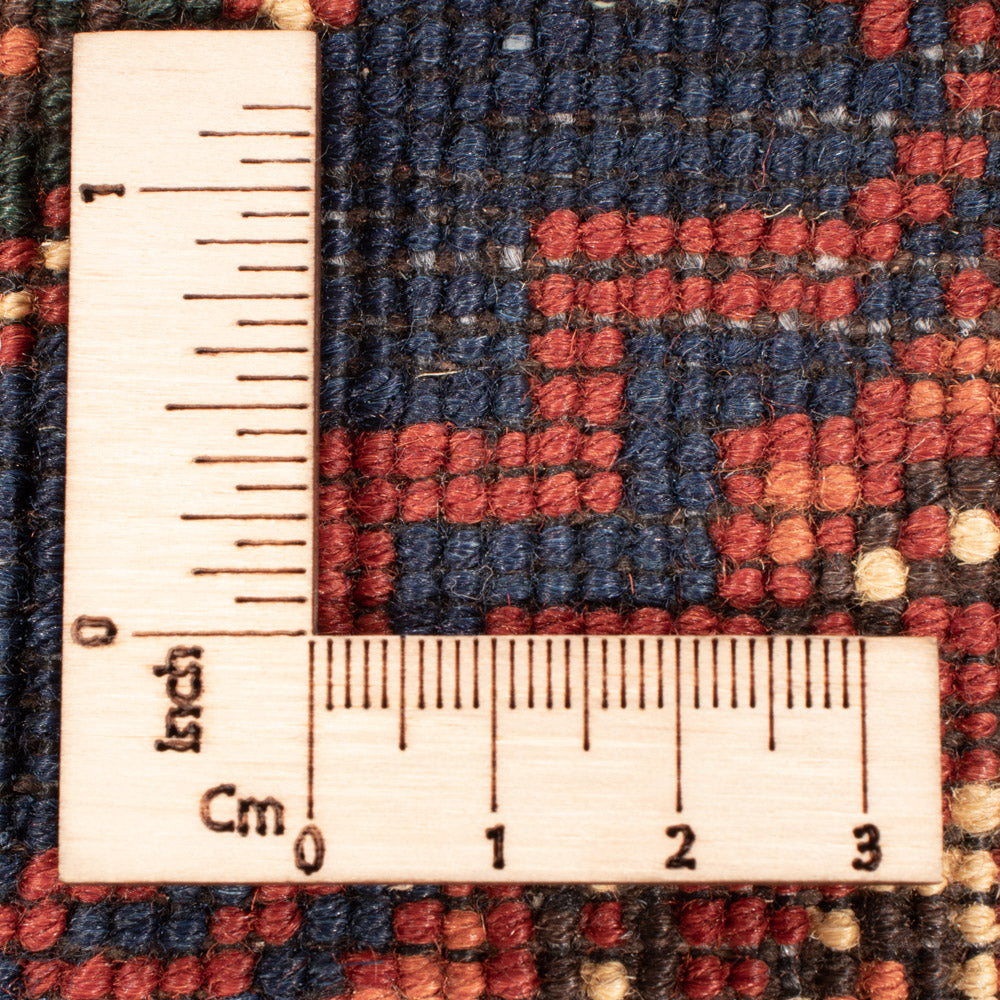 Alfombra de pasillo Alfombra afgana - 394 x 80 cm - rojo oscuro