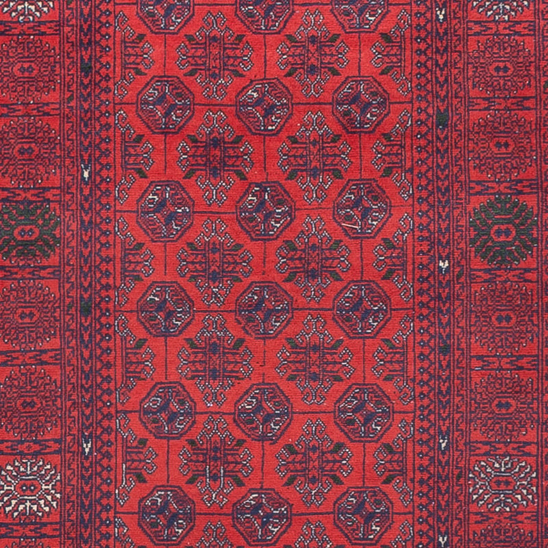 Alfombra de pasillo Alfombra afgana - Bukhara - 479 x 89 cm - rojo