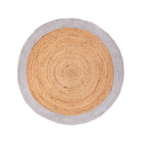 Alfombra de yute - 200 x 140 cm - natural