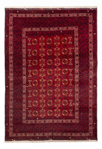 Alfombra afgana - Bukhara - 284 x 194 cm - rojo