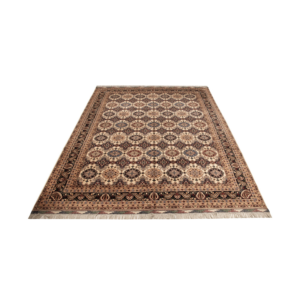 Alfombra afgana - 406 x 295 cm - beige claro