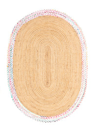 Alfombra de yute - 200 x 140 cm - natural