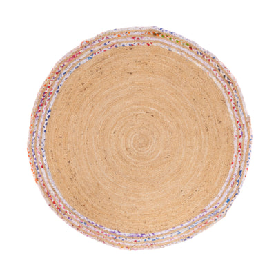 Alfombra de yute - 200 x 140 cm - natural