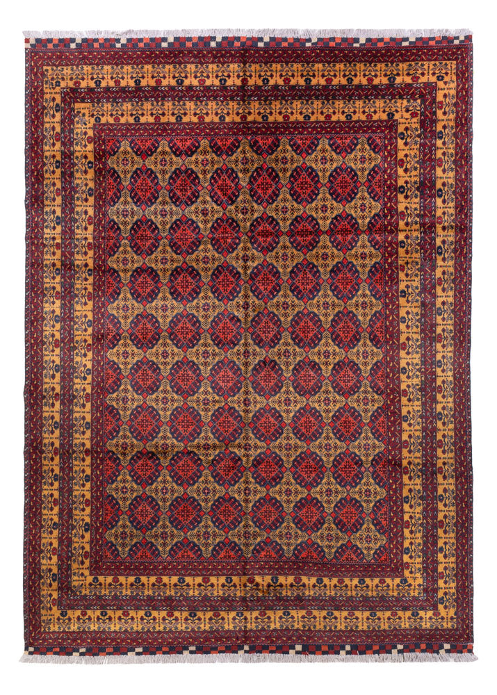Alfombra afgana - 333 x 240 cm - beige oscuro