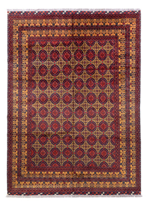 Alfombra afgana - 333 x 240 cm - beige oscuro