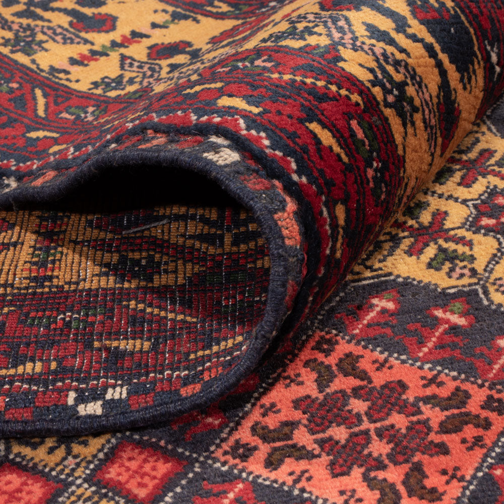 Alfombra afgana - 333 x 240 cm - beige oscuro