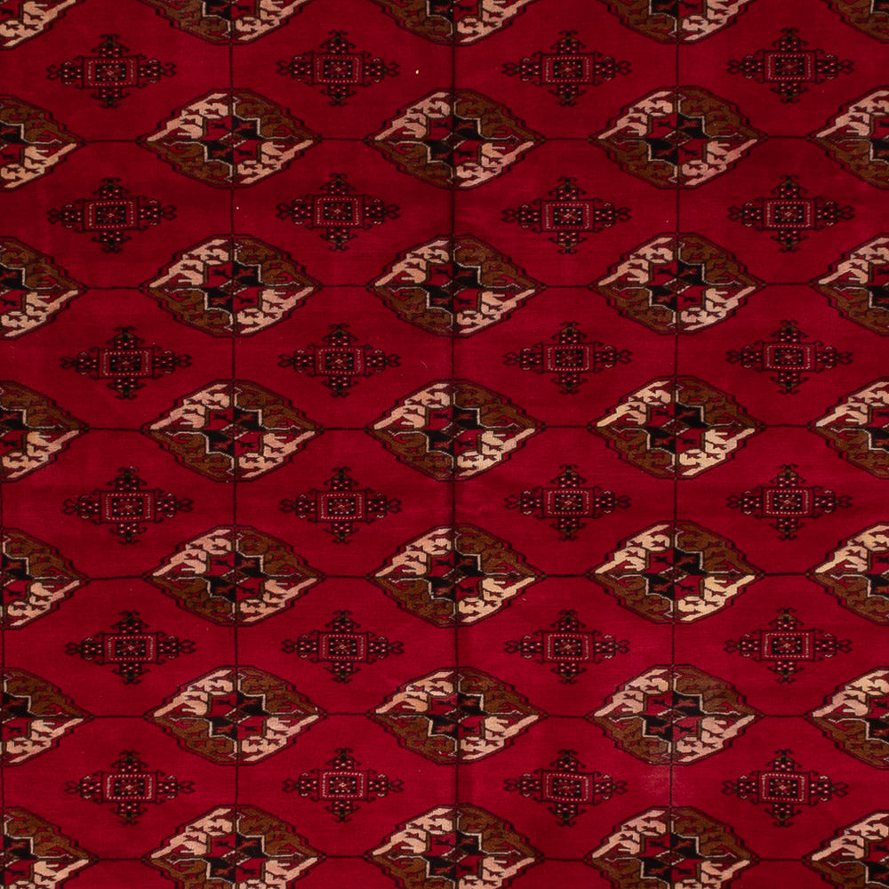 Alfombra afgana - Bukhara - 382 x 300 cm - rojo