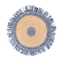 Alfombra de yute - 200 x 140 cm - natural