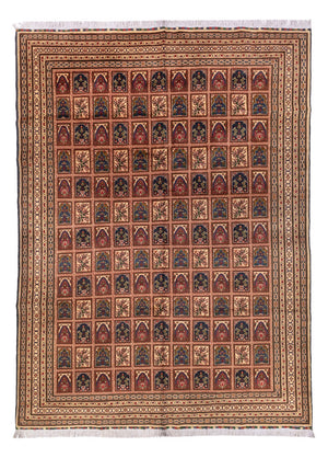Alfombra afgana - 339 x 240 cm - beige oscuro
