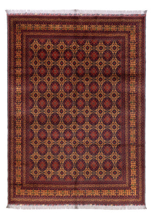Alfombra afgana - 334 x 248 cm - beige oscuro