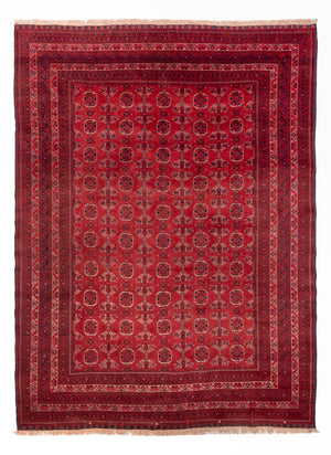 Alfombra afgana - 275 x 203 cm - rojo