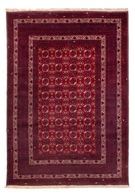 Alfombra afgana - Bukhara - 288 x 197 cm - rojo