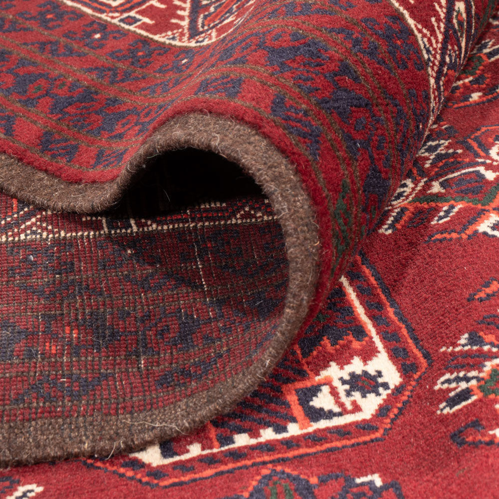 Alfombra afgana - Bukhara - 288 x 197 cm - rojo