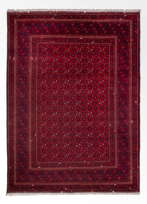 Alfombra afgana - Bukhara - 289 x 208 cm - rojo