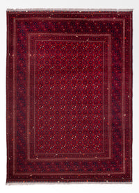 Alfombra afgana - Bukhara - 289 x 208 cm - rojo