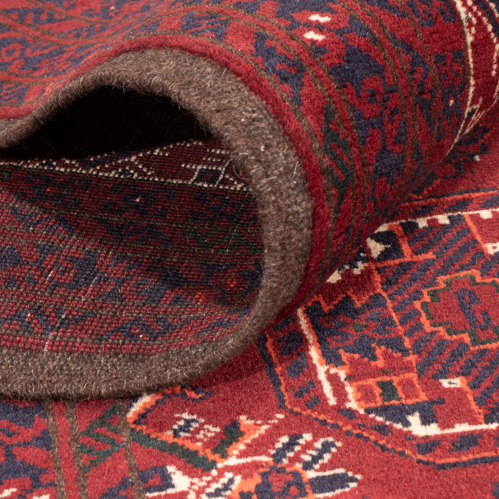 Alfombra afgana - Bukhara - 283 x 198 cm - gris oscuro