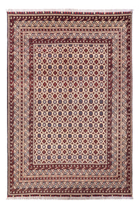 Alfombra afgana - 281 x 194 cm - beige claro
