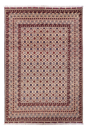 Alfombra afgana - 281 x 194 cm - beige claro